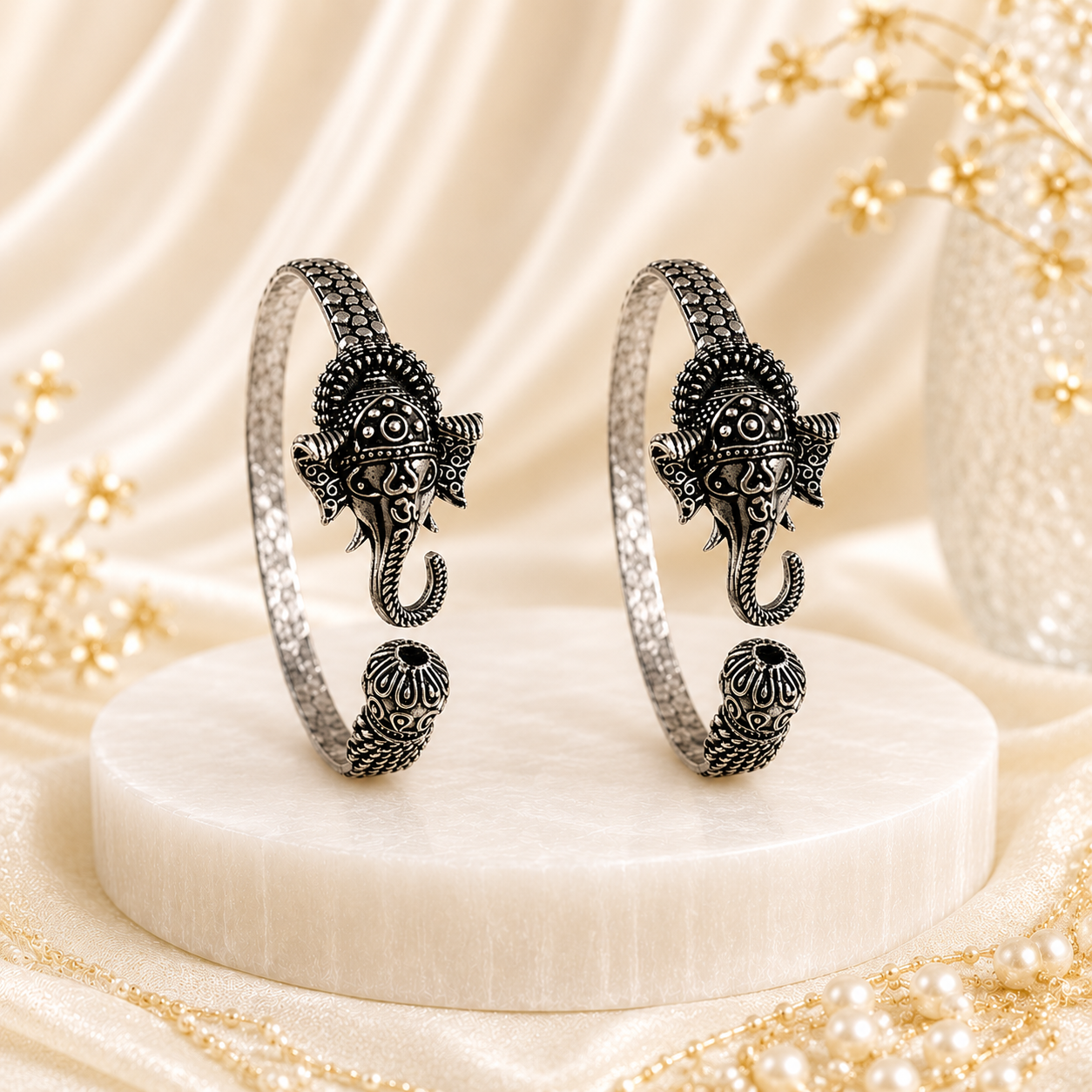 Ganpati Trident Kada – Wisdom, Power & Protection
