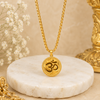 The Resilience Locket With Chain - Om