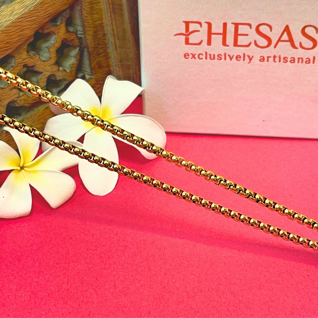 Tirupati Balaji Locket with Chain(Gold Plated) - Free Rudraksha Bracelet