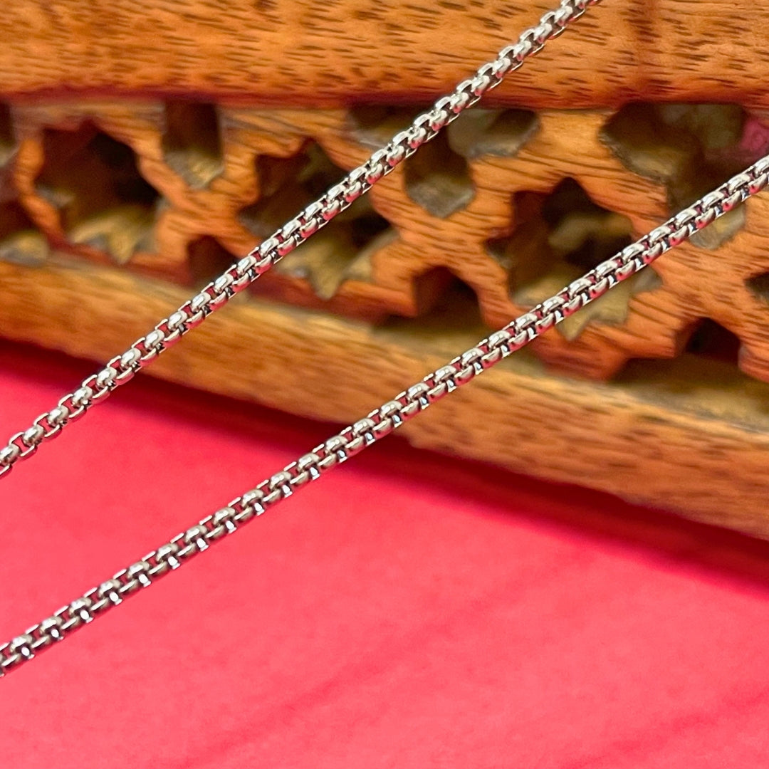 Bajrang Bali Locket with Chain — Silver Finish