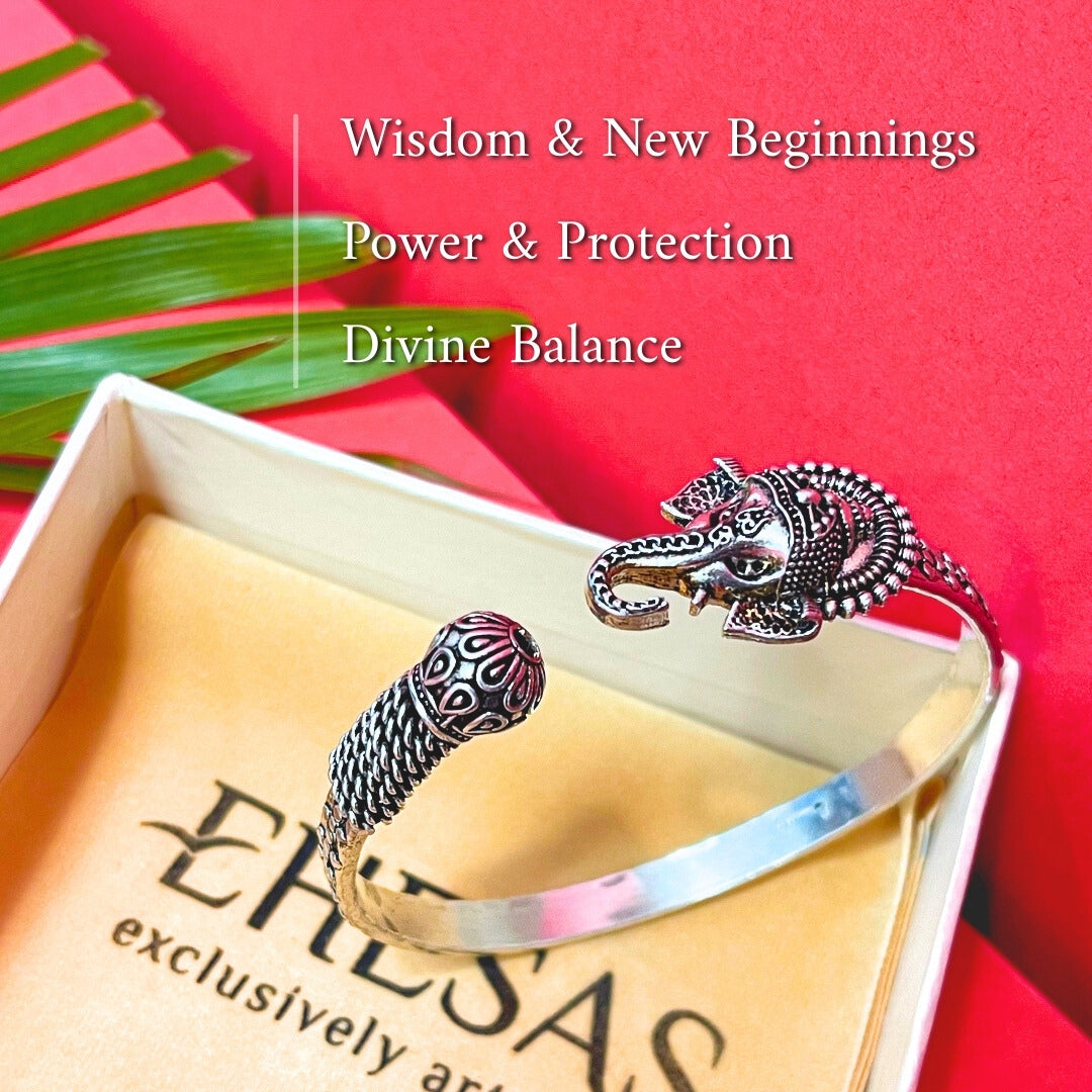 Ganpati Trident Kada – Wisdom, Power & Protection