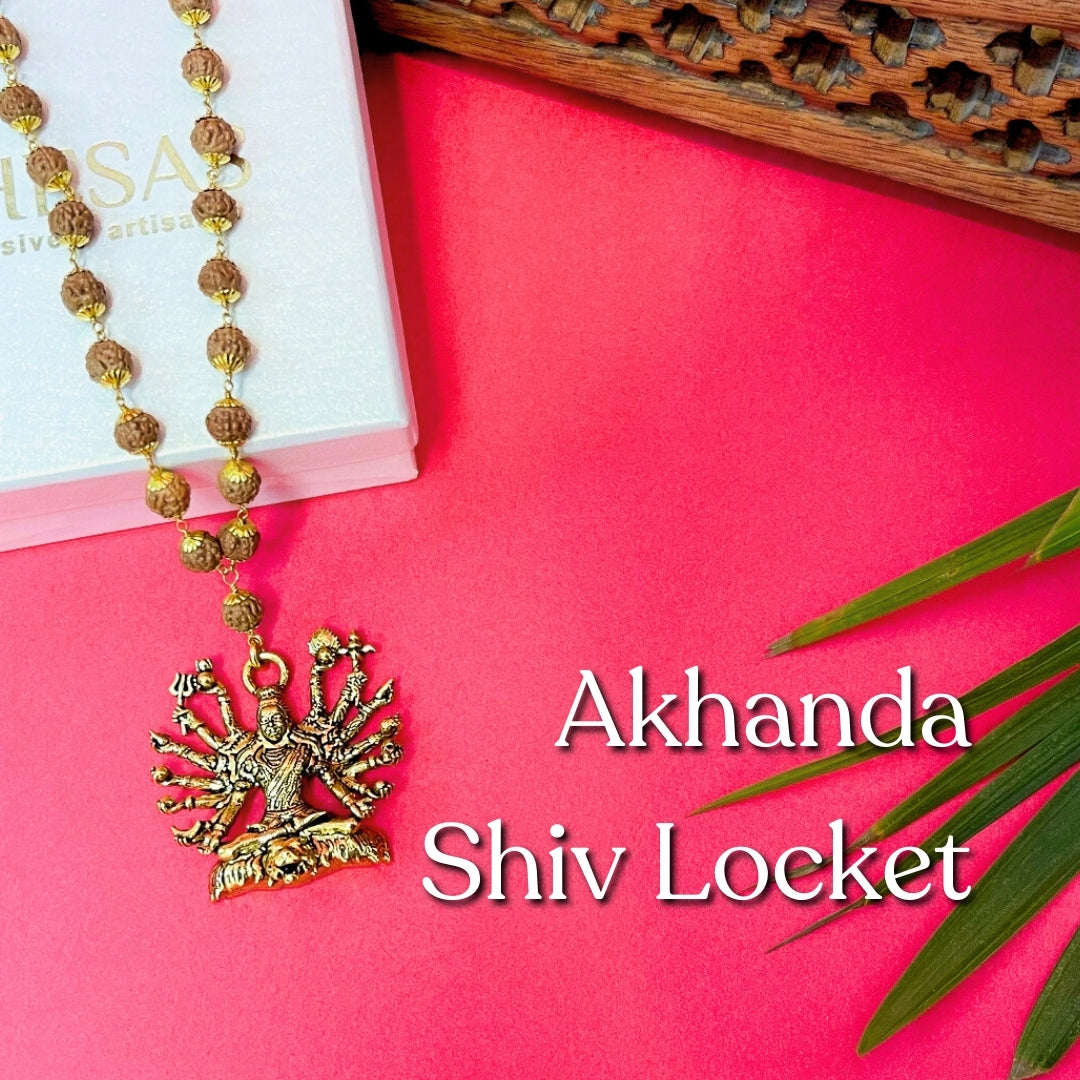 The Akhanda Shiv Locket: Cosmic Strength & Spiritual Harmony