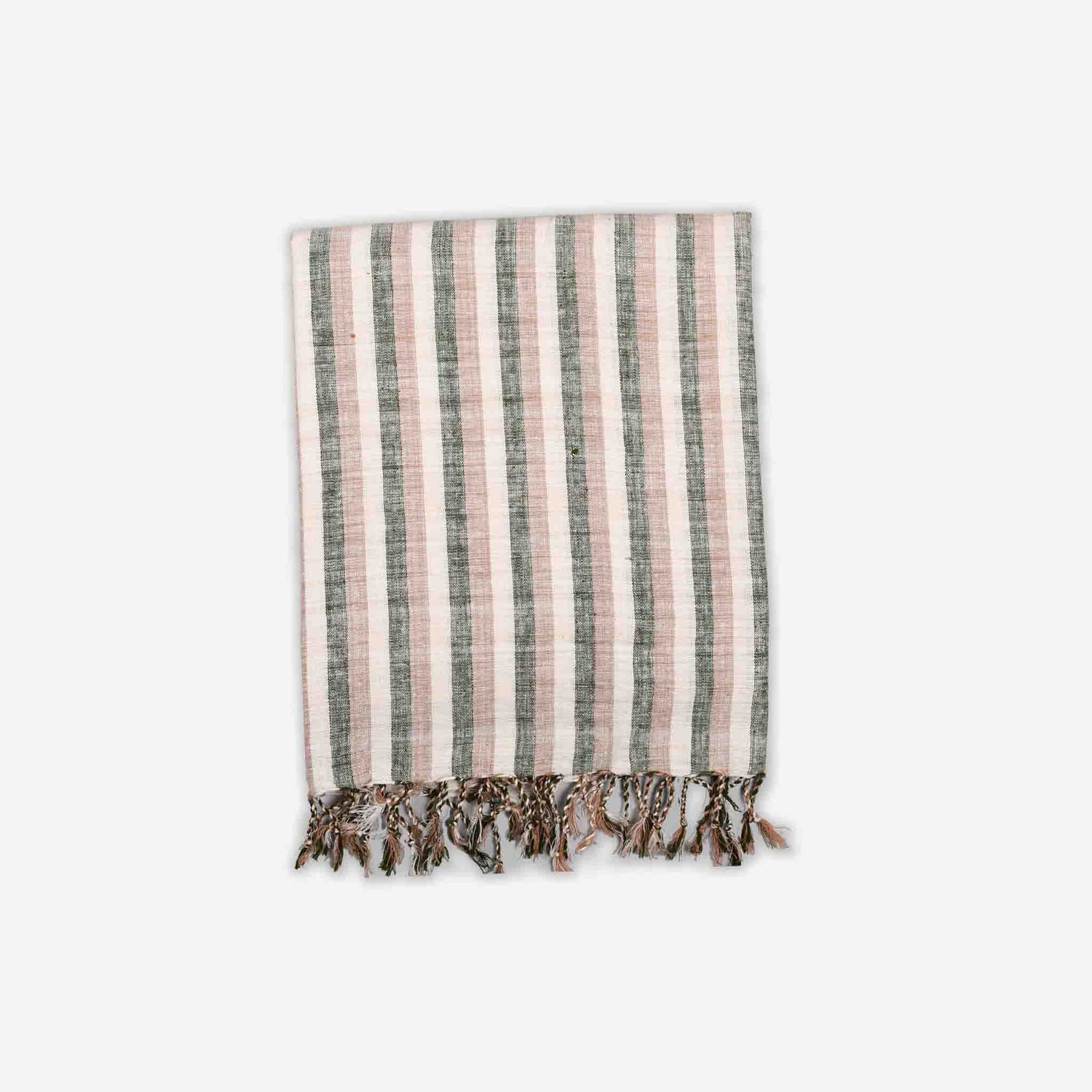 Shillong Grey & Peace Vegan Silk Stole