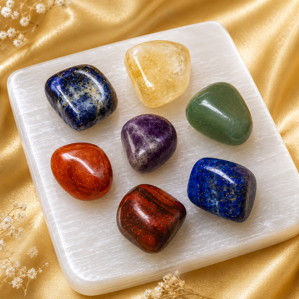 7 Chakra Tumble Stones