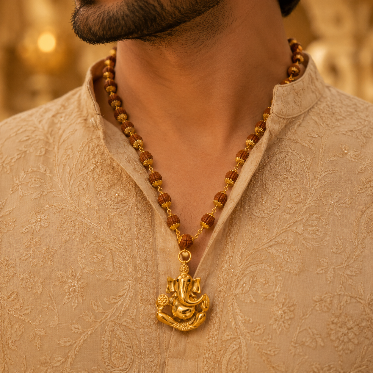 Vighnaharta Rudraksh Mala