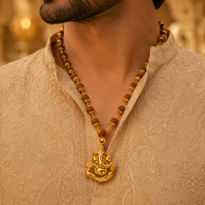 Vighnaharta Rudraksh Mala