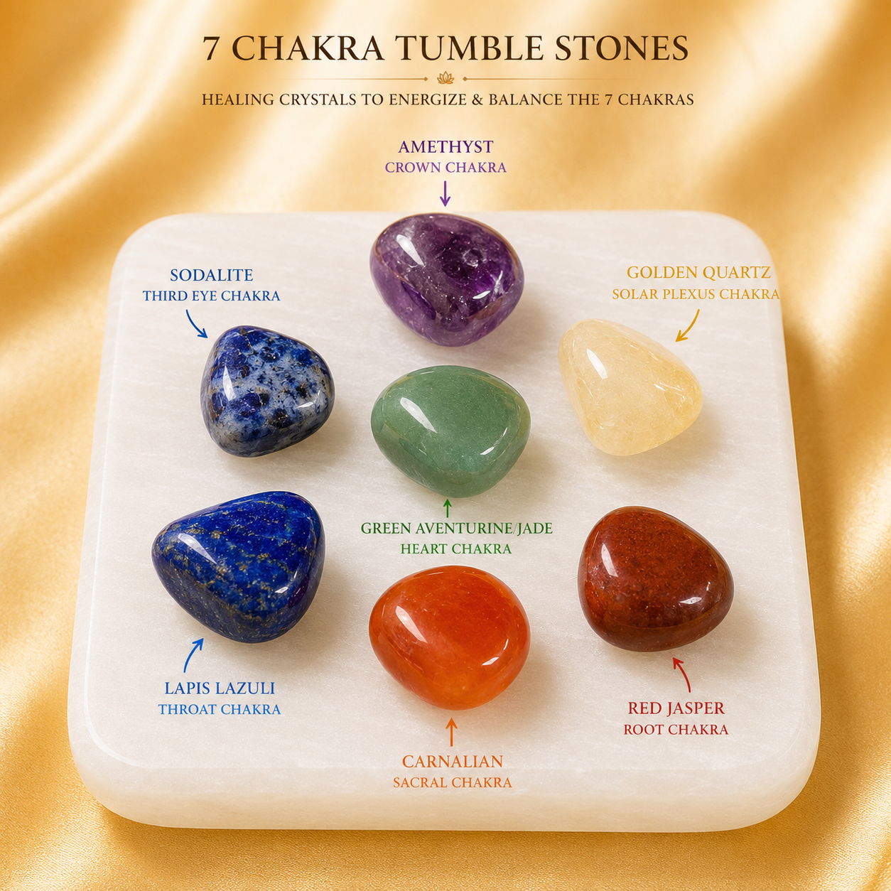 7 Chakra Tumble Stones