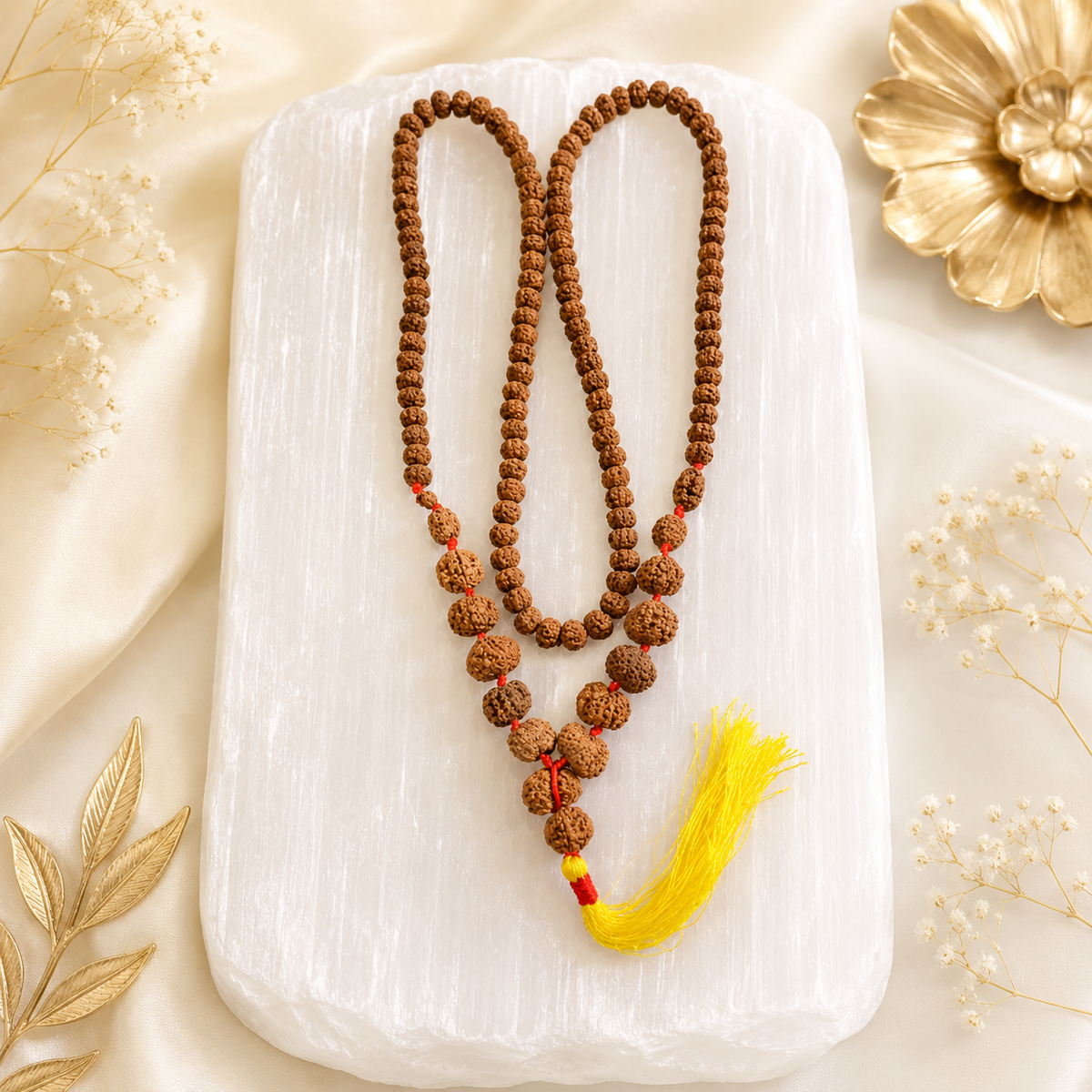 Rudraksha Siddh Mala 1 - 14 Rudraksha ( Indonesian )