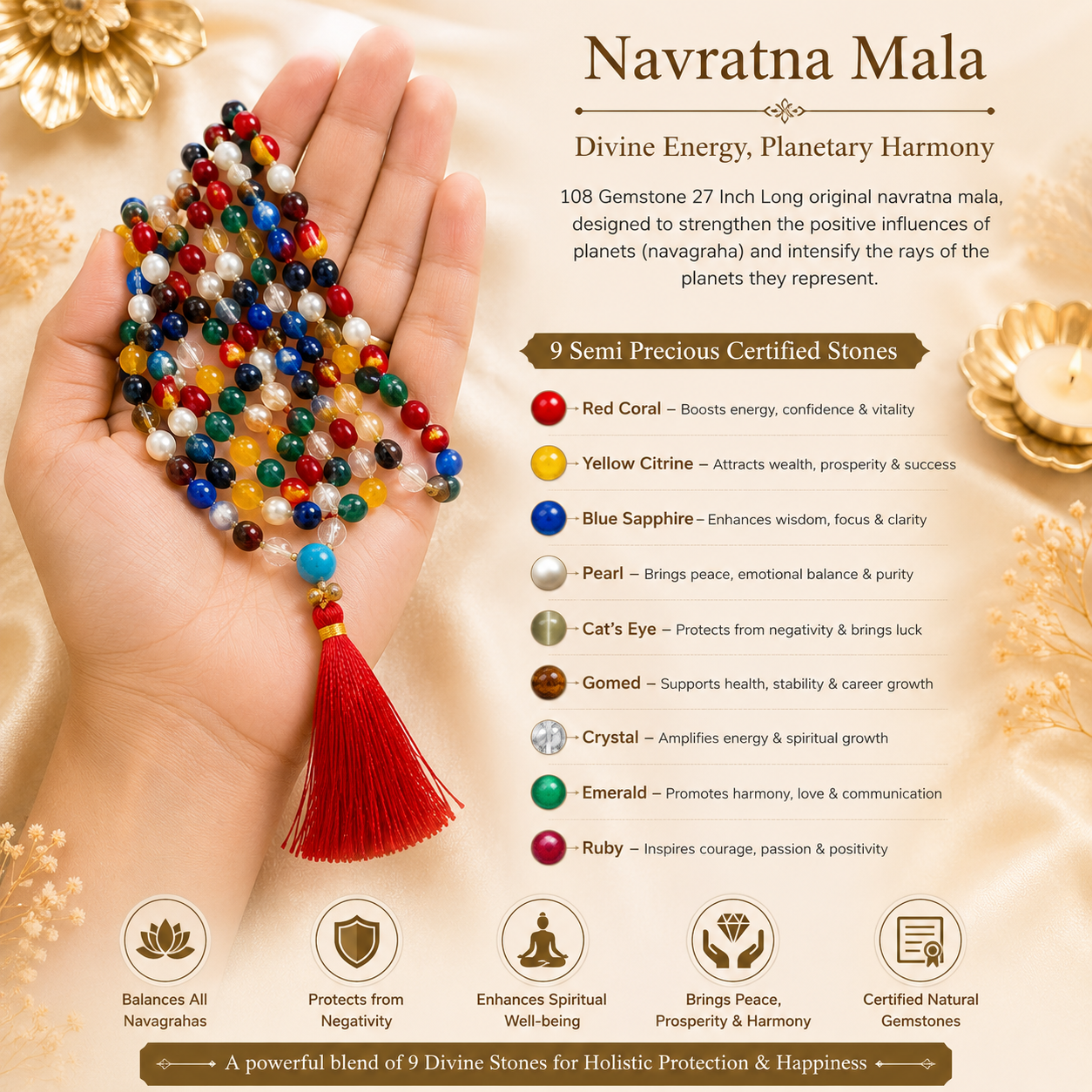 Vedic Navratna Mala for Peace and Prosperity