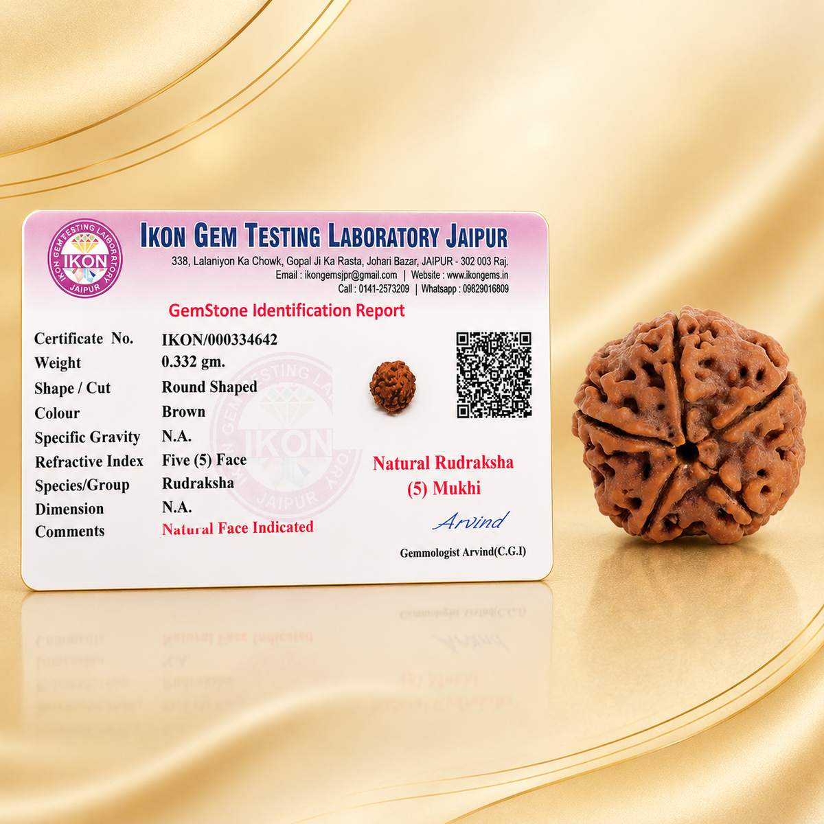 Shiva Shakti Rudraksha Kavach With 5 Mukhi Rudraksha Trishul Damru Pendant