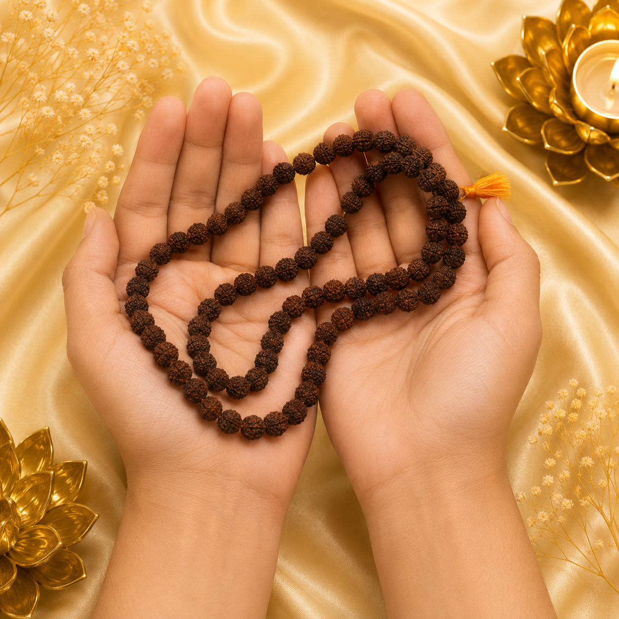 Authentic 5 Mukhi (Five-faced) Rudraksha Mala