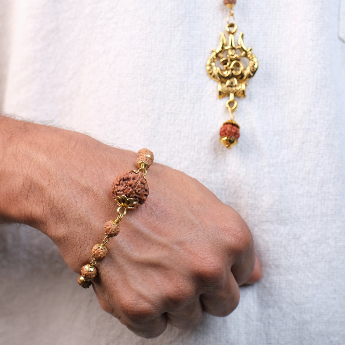 Mahakaal Mala and Panch Mukhi Bracelet