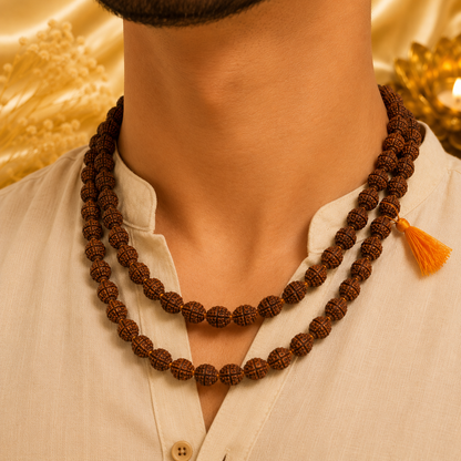 Authentic 5 Mukhi (Five-faced) Rudraksha Mala