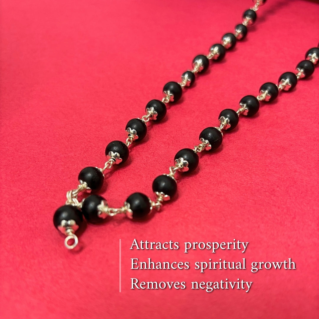 The Original Karungali Mala (In Pure Silver)