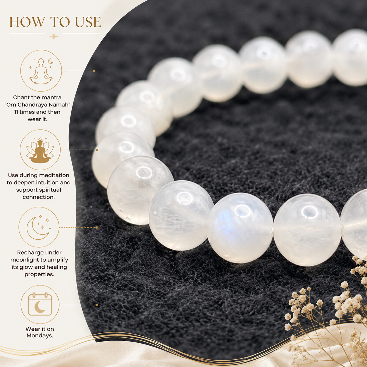 Moon Stone Bracelet