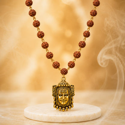 Mahakal Raksha Kavach(Gold Plated) - Free Rudraksha Bracelet