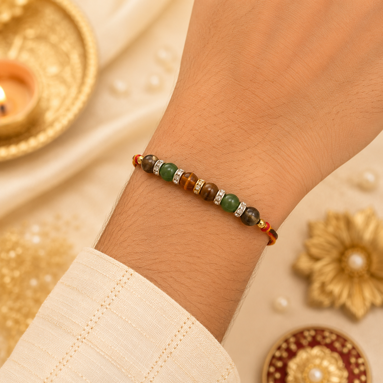 DHAN YOG RAKHI ( BUY 1 GET 1 FREE )