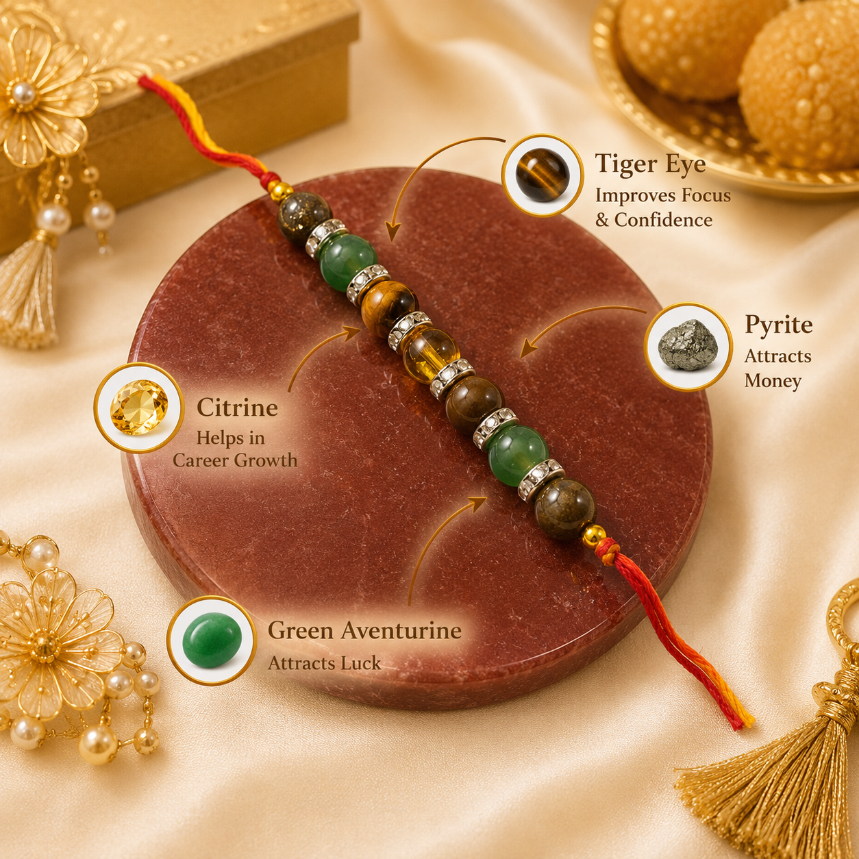 DHAN YOG RAKHI (Pack of 2 )