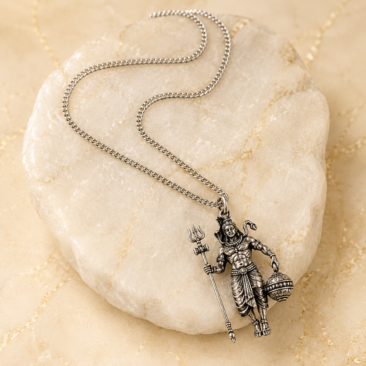 Rudra Hanuman Locket with Chain