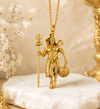Rudra Hanuman Locket with Chain (Gold Plated)