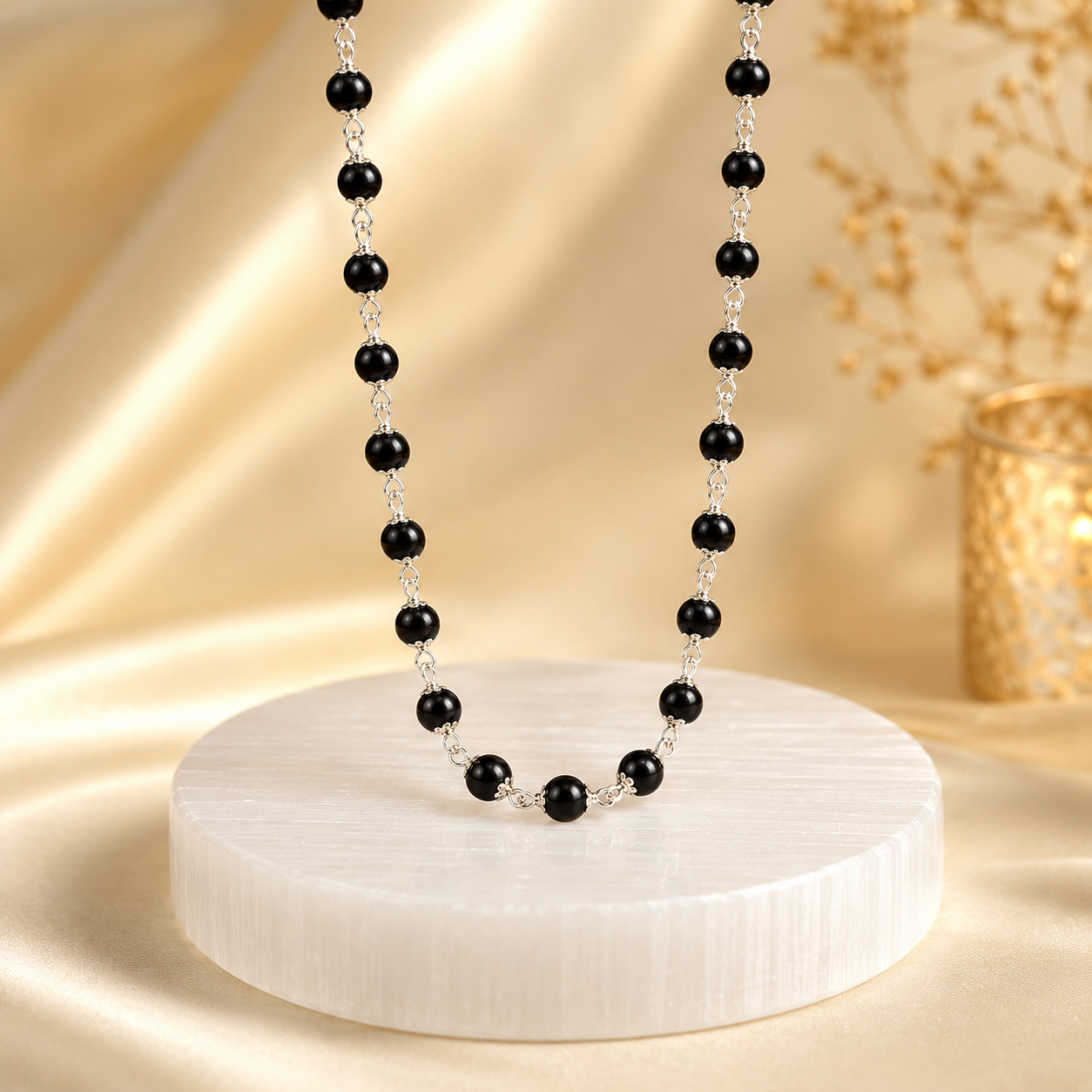 The Original Karungali Mala (In Pure Silver)