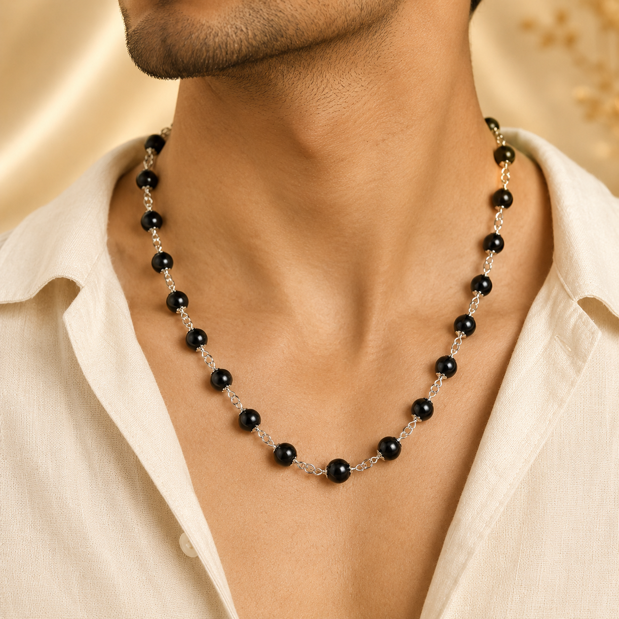 The Original Karungali Mala (In Pure Silver)