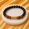 Rudraksha + Black Tourmaline/Onyx