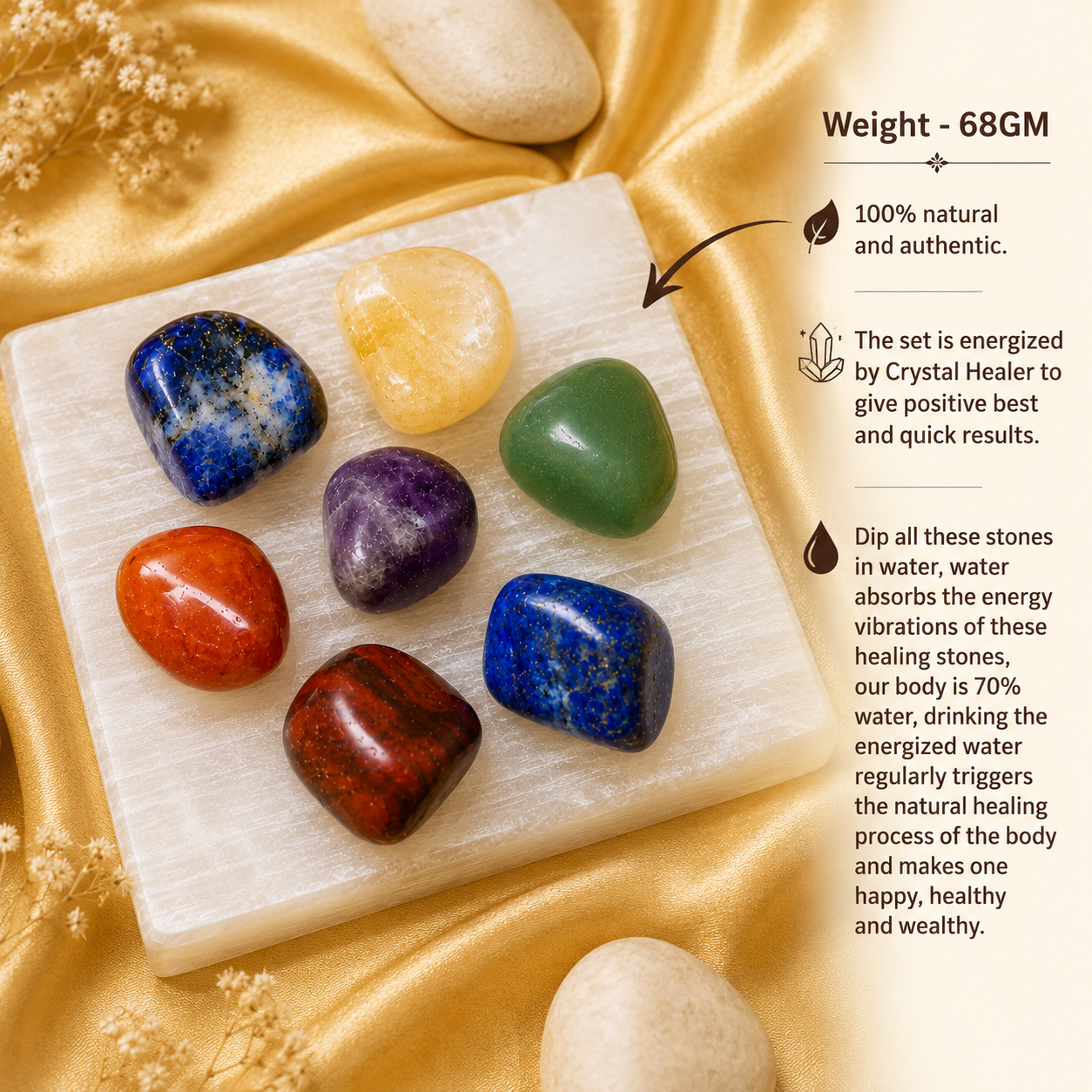 7 Chakra Tumble Stones