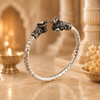 Shiv Nandi Kada - Silver Plated