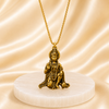 Bajrang Bali Locket and Chain— 18K Gold Plating