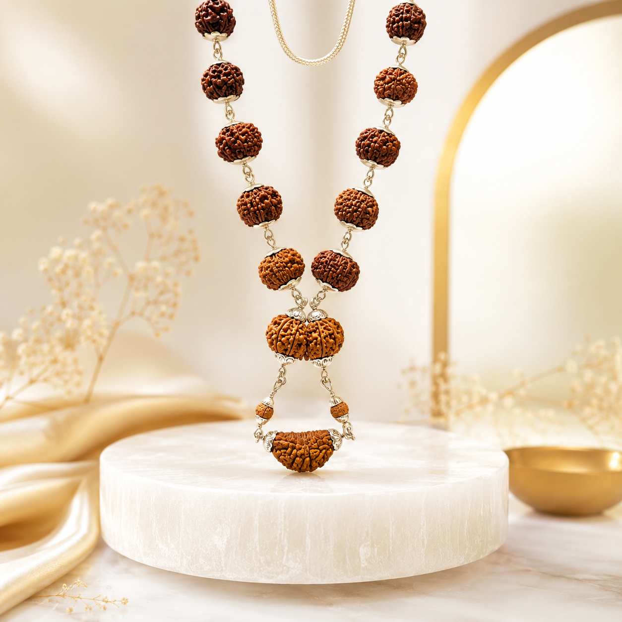 Rudraksha Siddh Mala 1 - 14 Rudraksha ( Nepal )