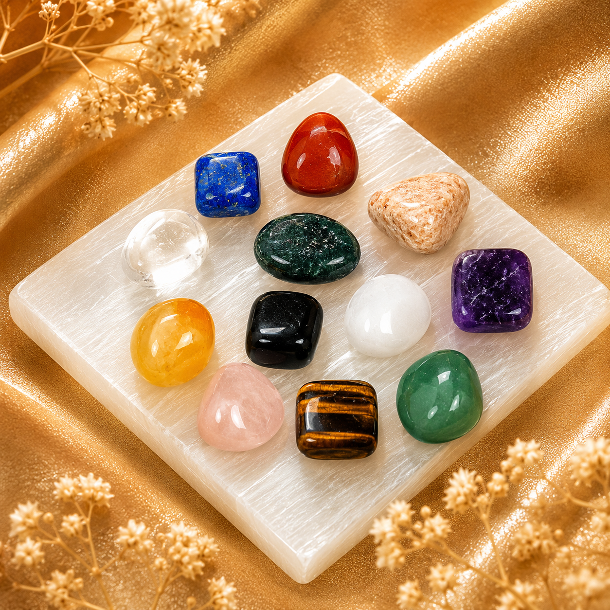12 Chakra Tumble Stones