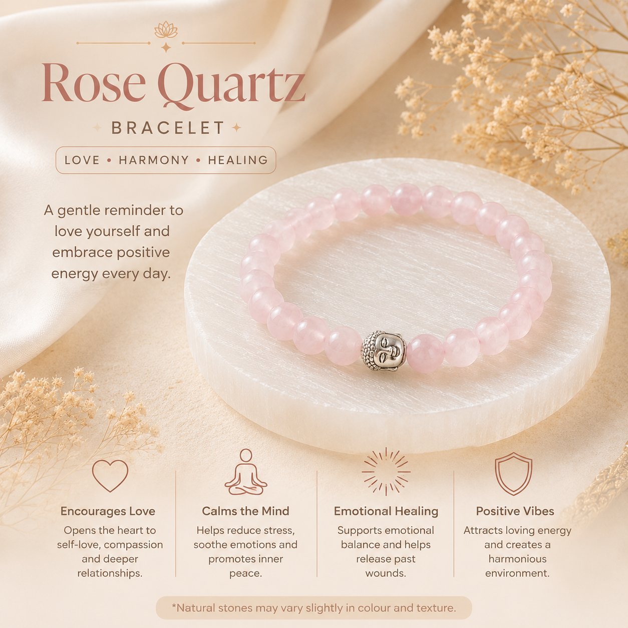 Rose Quarts Bracelet