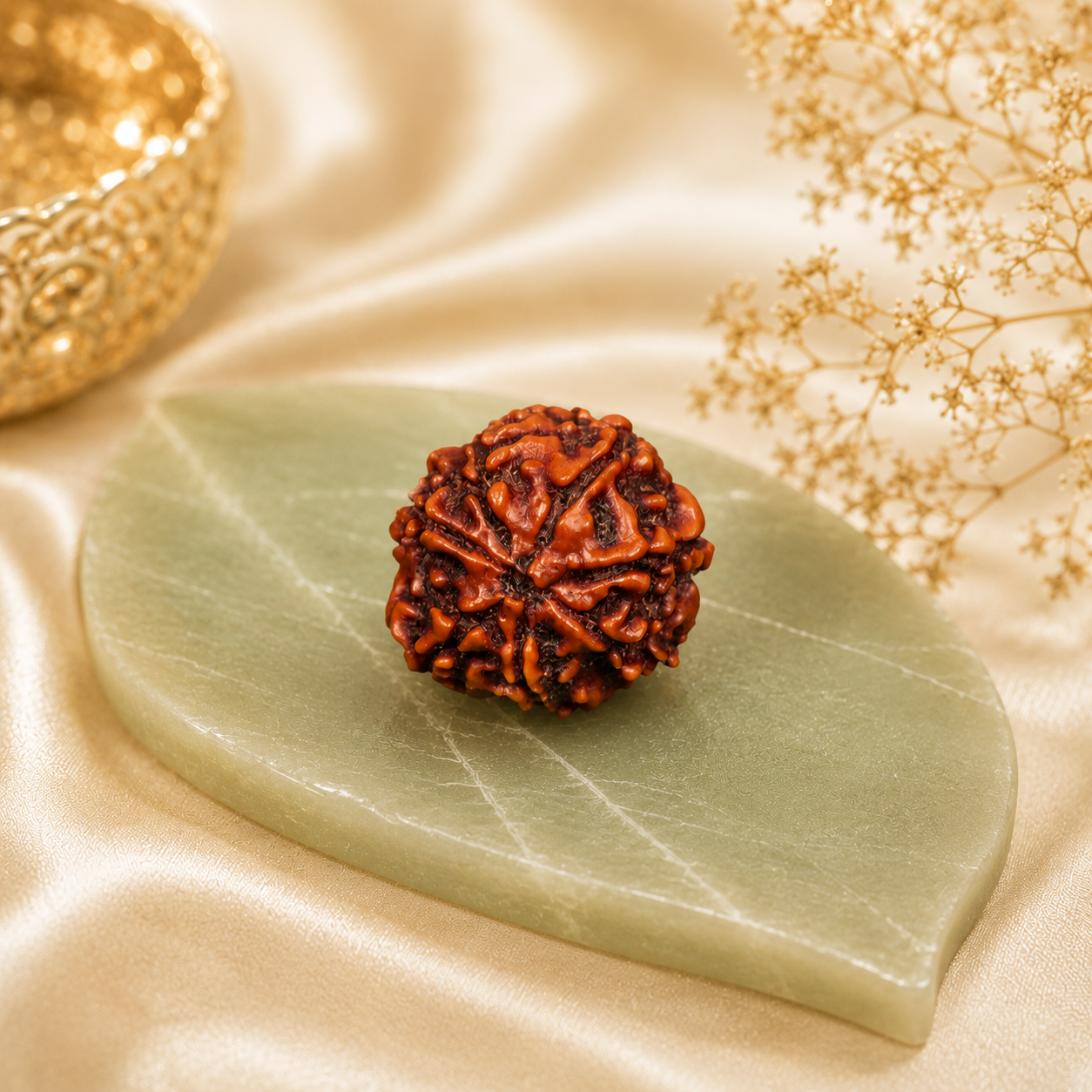 Authentic 7 Mukhi (Seven-faced) Nepal Rudraksha