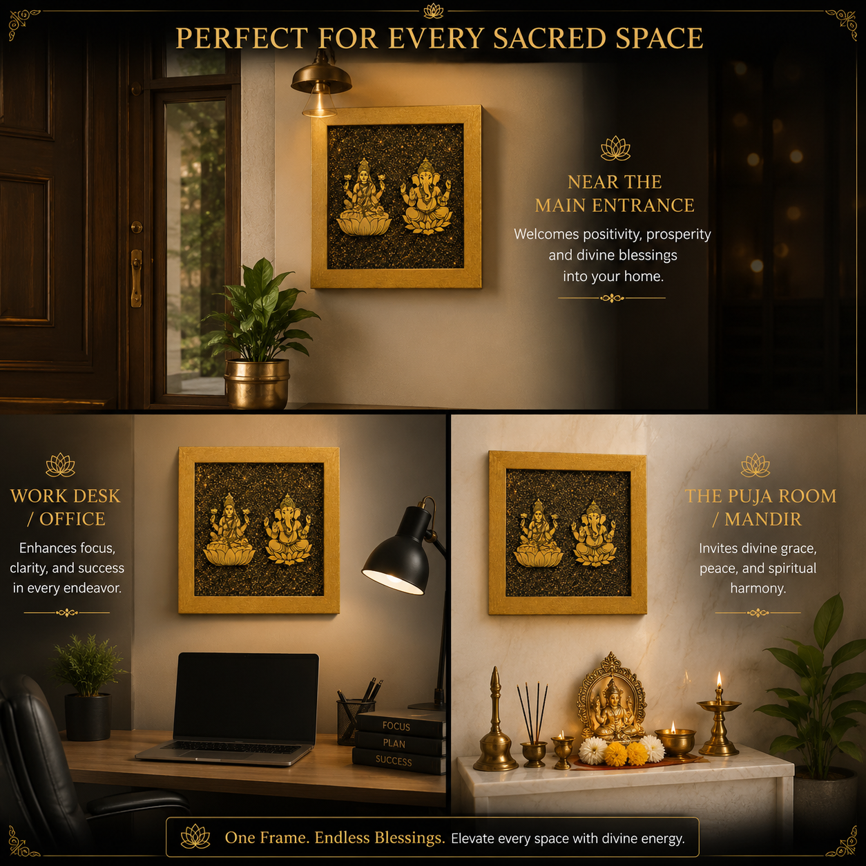 Ganesh Lakshmi Yantra - New beginnings Wealth & Peace