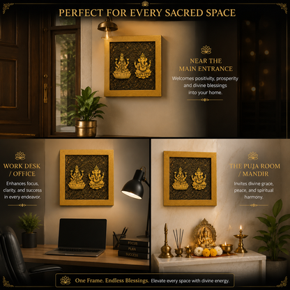 Ganesh Lakshmi Yantra - New beginnings Wealth &amp; Peace