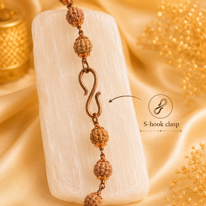 Copper Rudraksha Bracelet ( 5 Mukhi ) Buy 1 Get 1 Free
