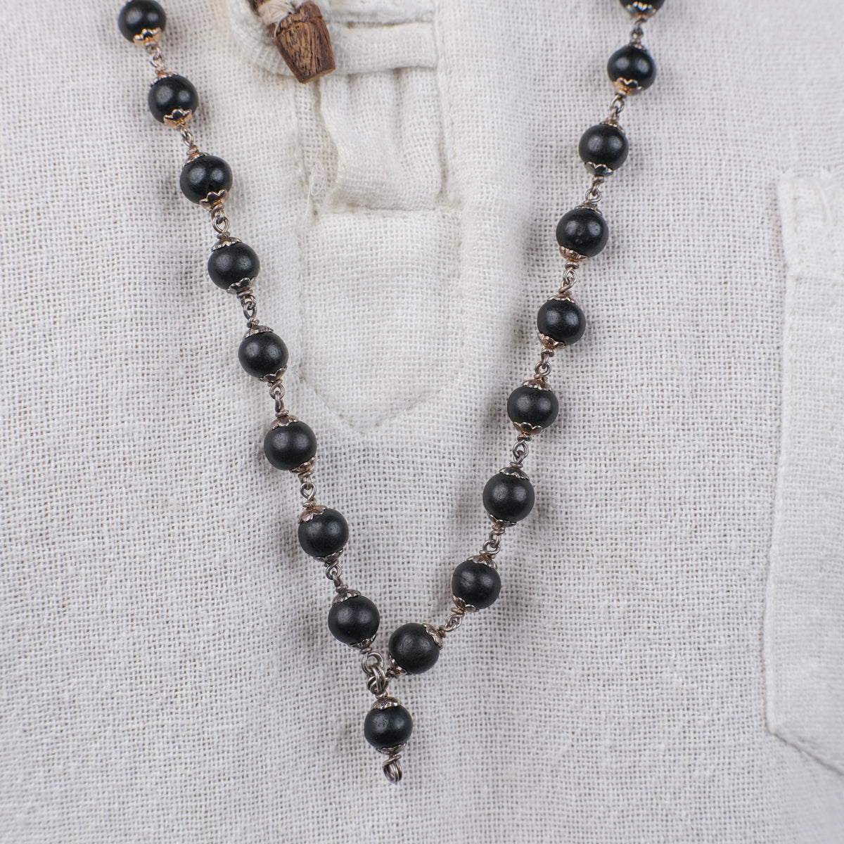 The Original Karungali Mala (In Pure Silver)
