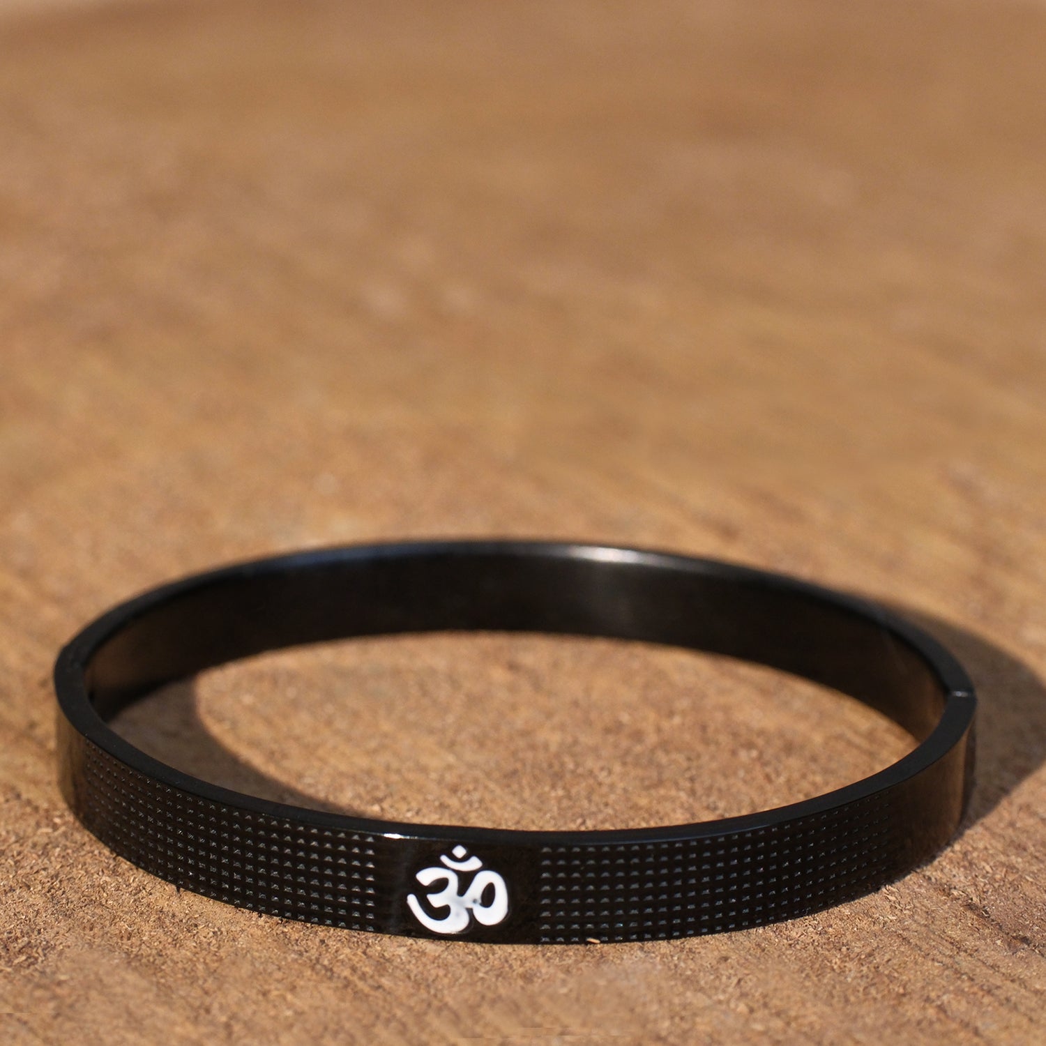 The Resilience Kada with Locket Combo - Black Titanium