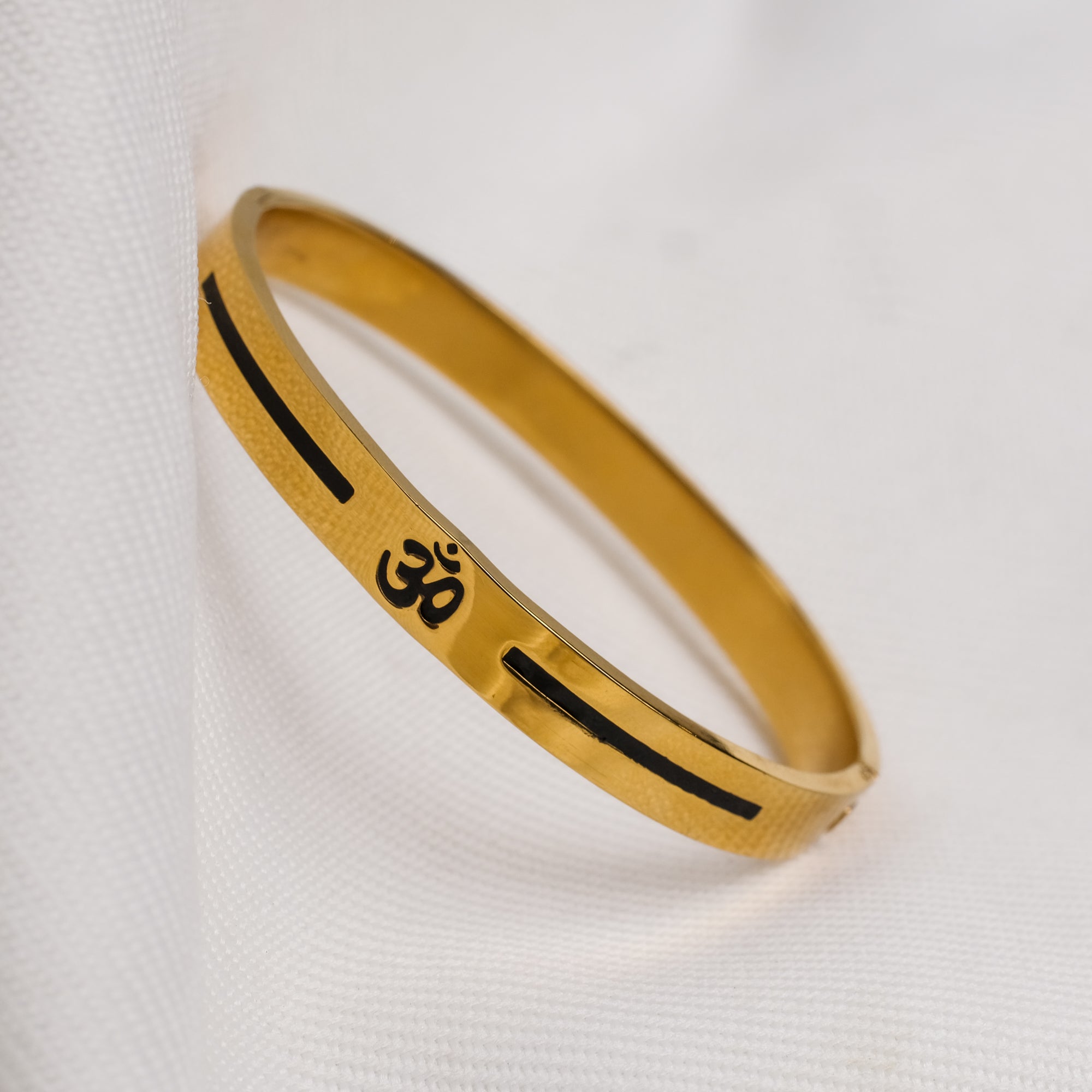 The Resilience Kada ( 18 K Gold Plated ) - Om2