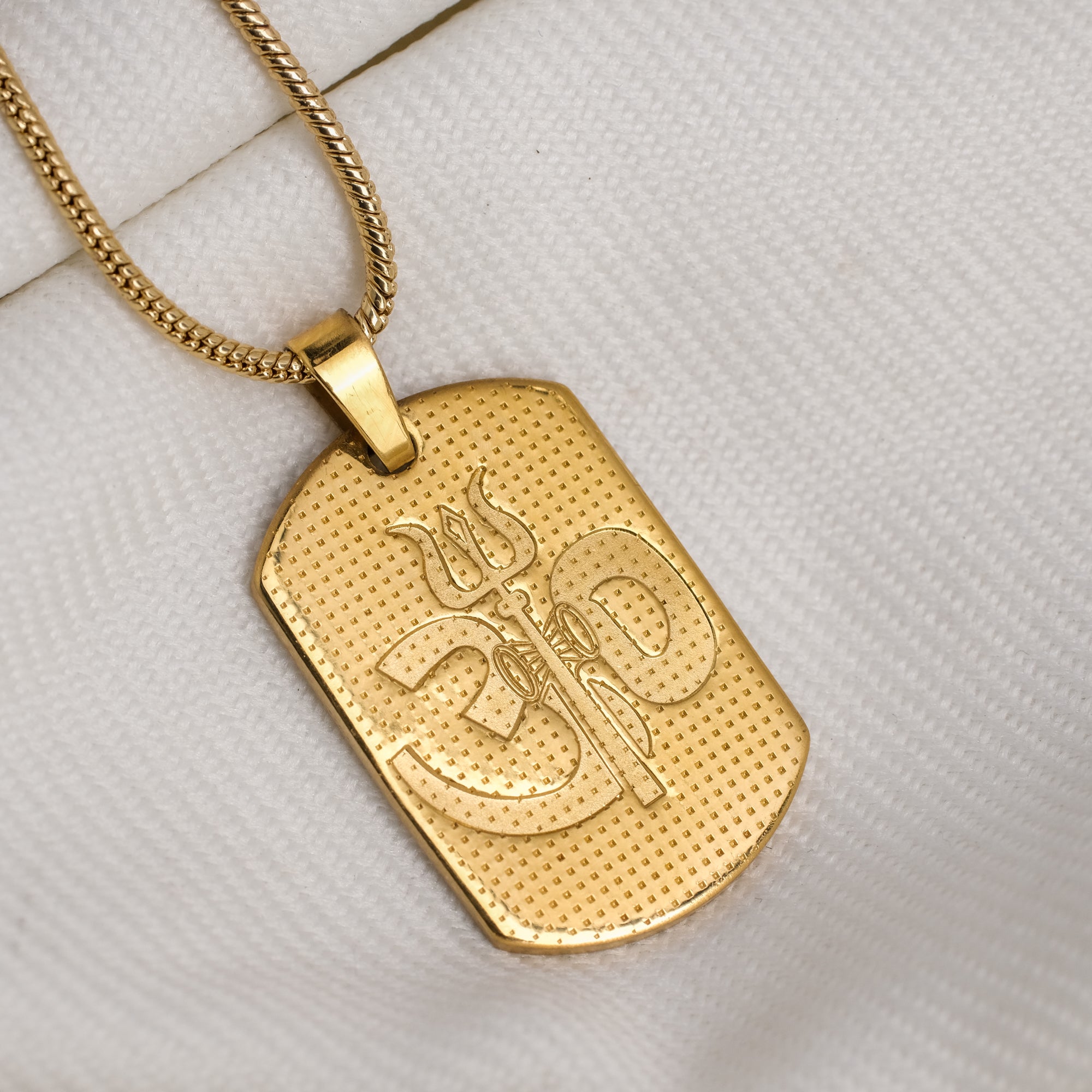 The Resilience Locket With Chain - Om Trishul