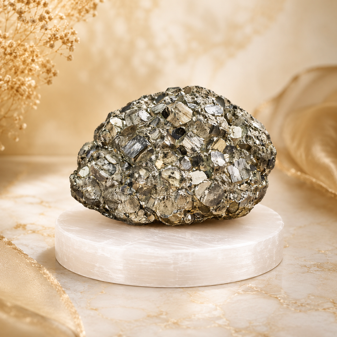 RAW PYRITE STONE