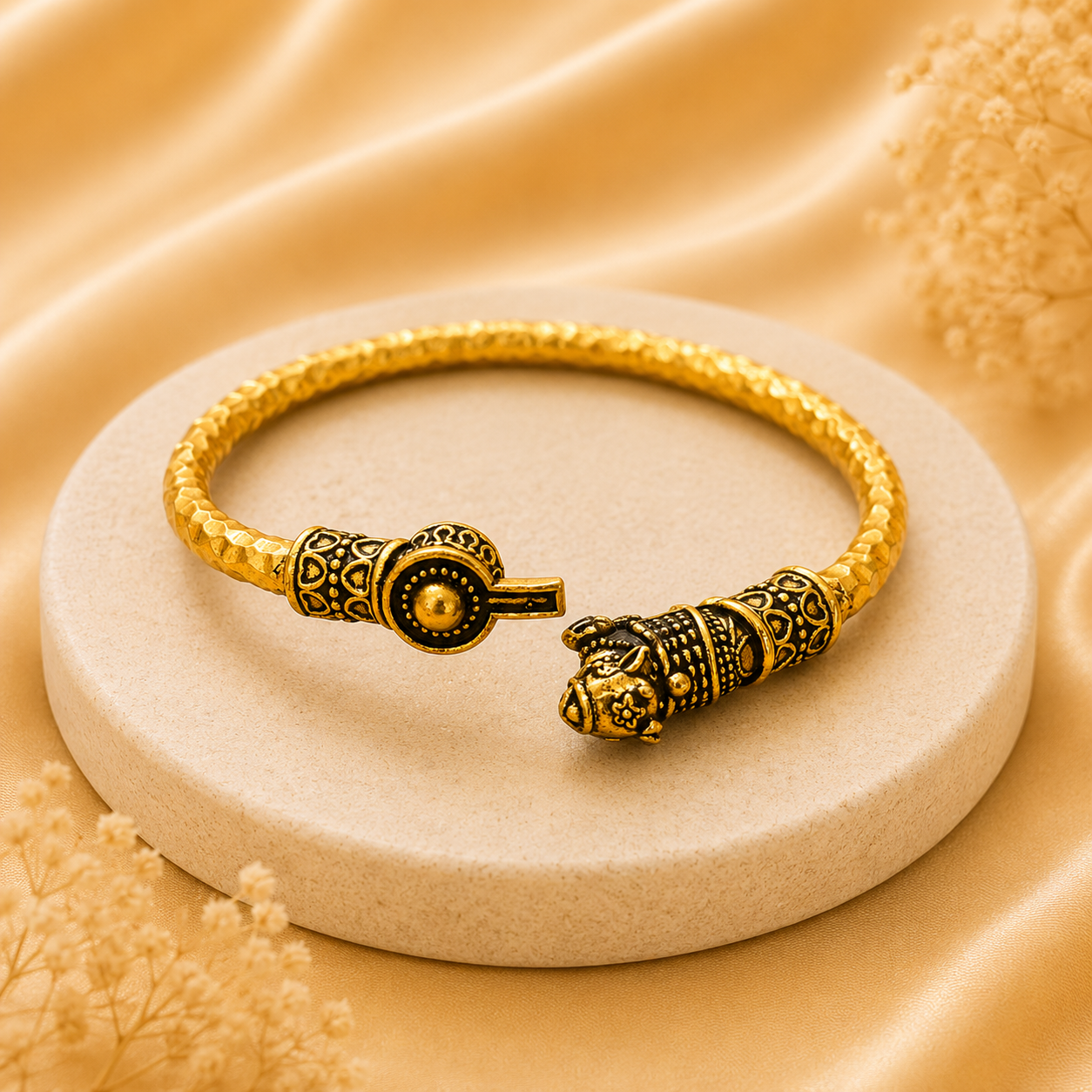 Shiv Nandi Kada (Remove all Obstacles) - Gold Plated