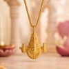 Tirupati Balaji Locket with Chain (Gold Plated)