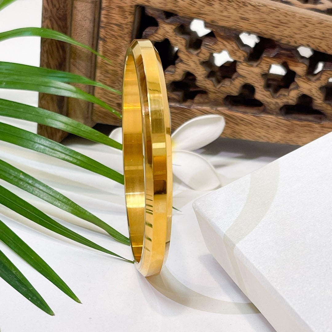 Shakti Kada – 18K Gold Plated (Edged)