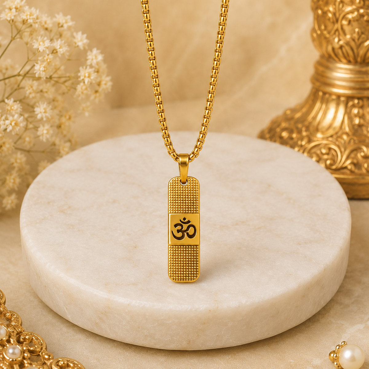 The Resilience Locket With Chain - Om2