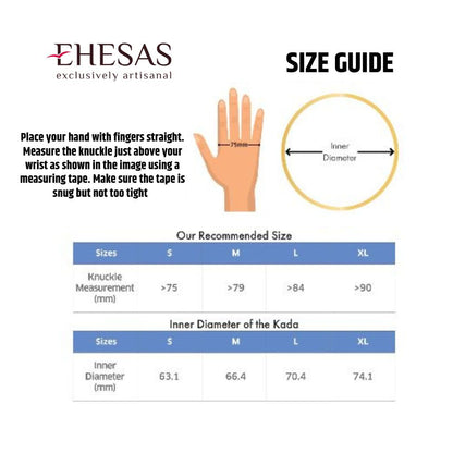 Shakti Kada – 18K Gold Plated (Edged)