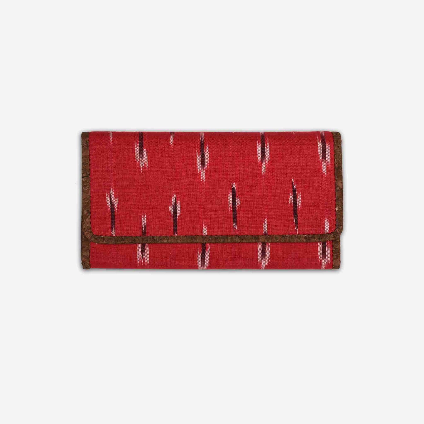 Red Ikat Vegan Women’s wallet