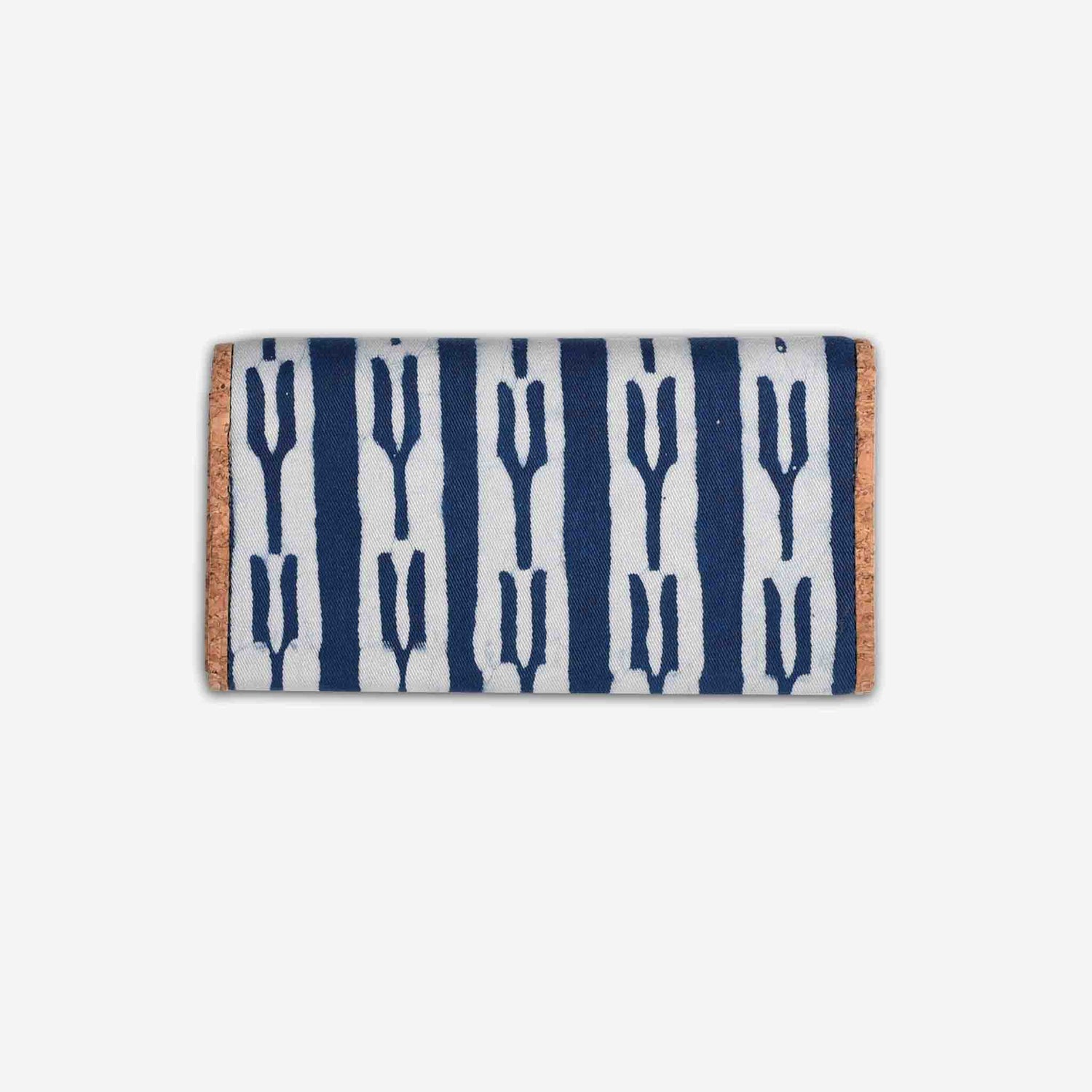 Indigo Fork Print Vegan Women’s Wallet