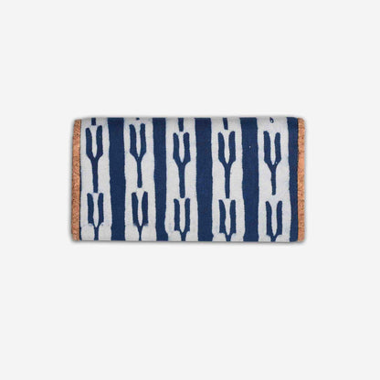 Indigo Fork Print Vegan Women’s Wallet